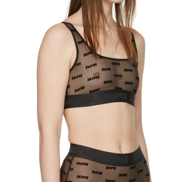 SKIMS Black After Hours Bra Onyx sz XXS NWT - Picture 3 of 5